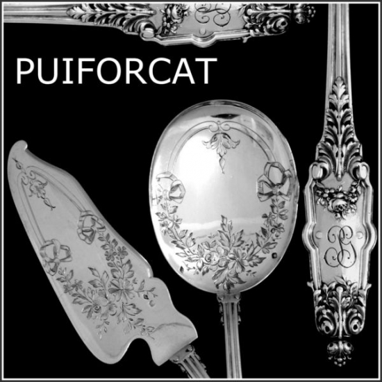 フランスの高級シルバーカトラリー ピュイフォルカ(PUIFORCAT) 芸術的な銀製品のある暮らし – アンティークテーブルウェア