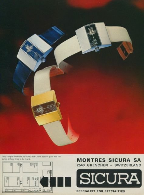 シクラ　SICURA 1974年　広告