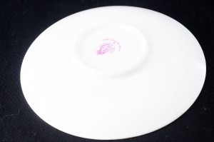 ロイヤルウースター　ペインテッドフルーツ・イブシャム(evesham)ゴールド デミタスカップの皿