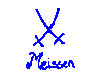 マイセン meissen マーク（サイン、刻印）　１７１４年代