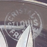 サンルイ(st louis)　サンドエッチングのマーク、サイン、刻印