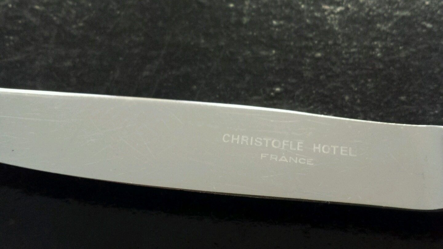 クリストフルホテルのマーク（刻印）Christofle HOTEL　