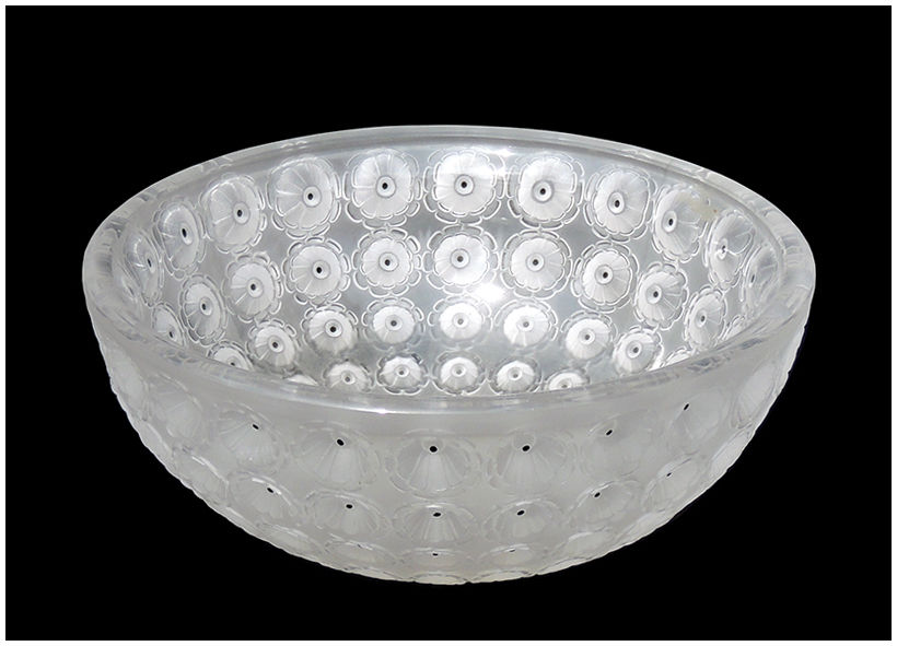 ルネ ラリック 1928年歯 丼鉢 トレー起こす オパルセントガラス 最盛期 