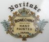 Noritake-ボーンチャイナ-王冠（アラベスク風）印 (1935)