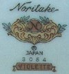 Noritake-月桂樹(アラベスク風)-マルキ/Ｎ印 (1949)
