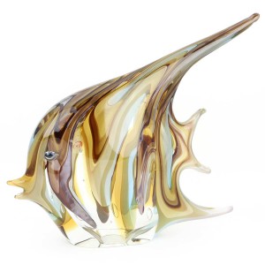 ベネチアンガラス　ムラノ　魚　ビンテージ